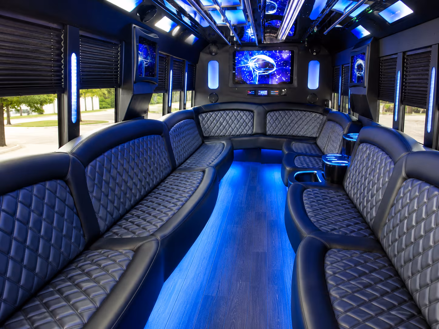 corporate party bus rental