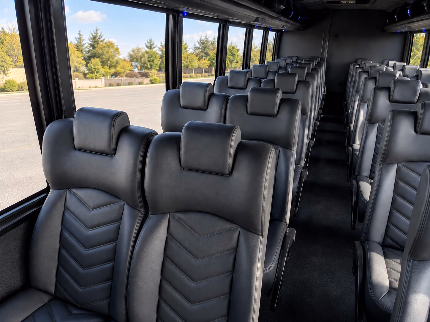 greenwich 15 passenger minibus interior
