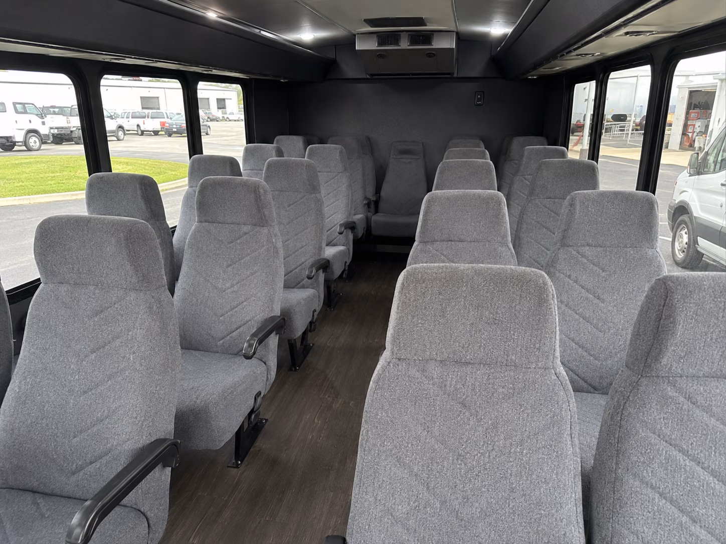 greenwich 20 passenger minibus inside