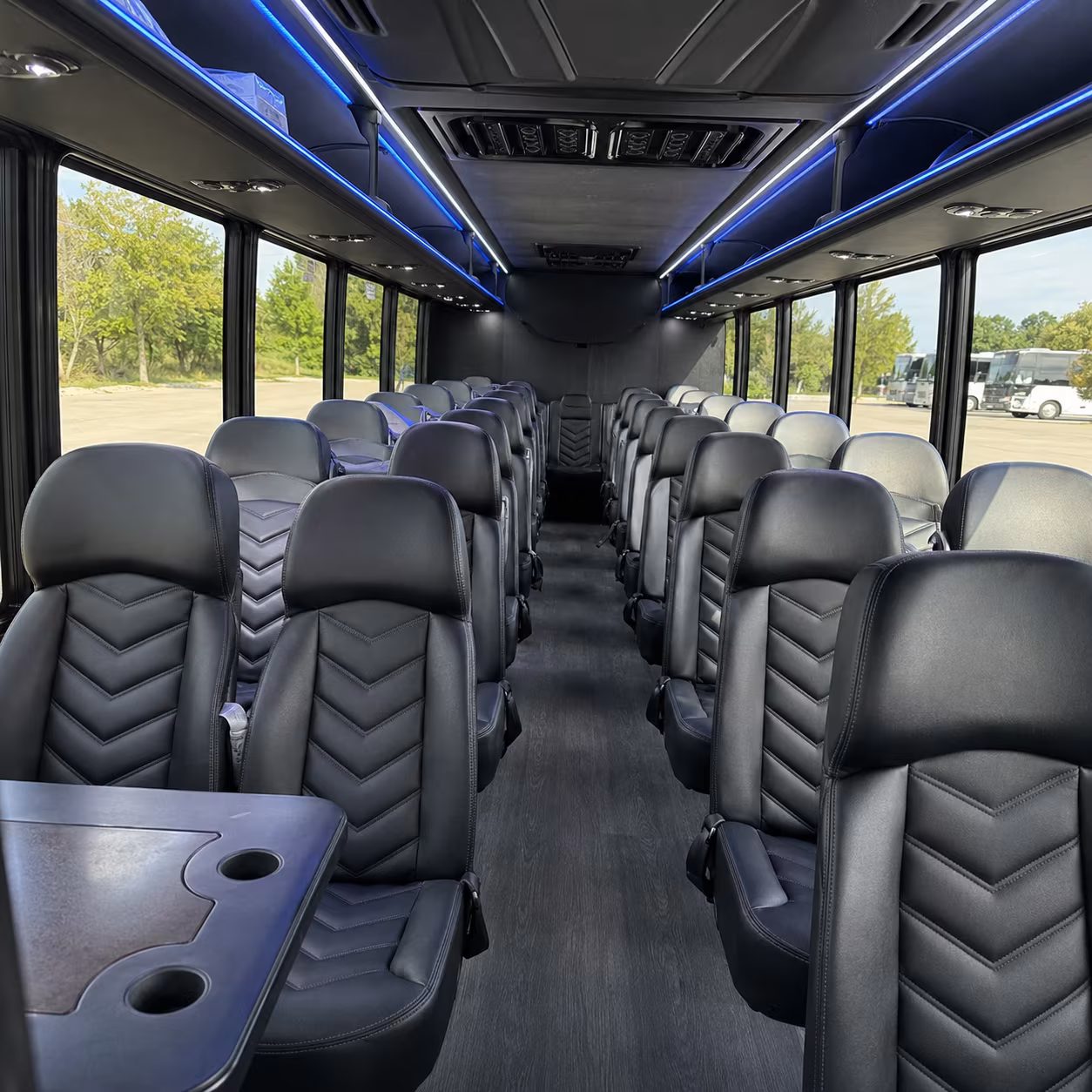 greenwich 30 passenger minibus interior