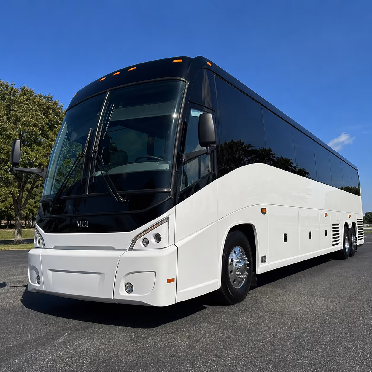 greenwich 56 passenger charter bus
