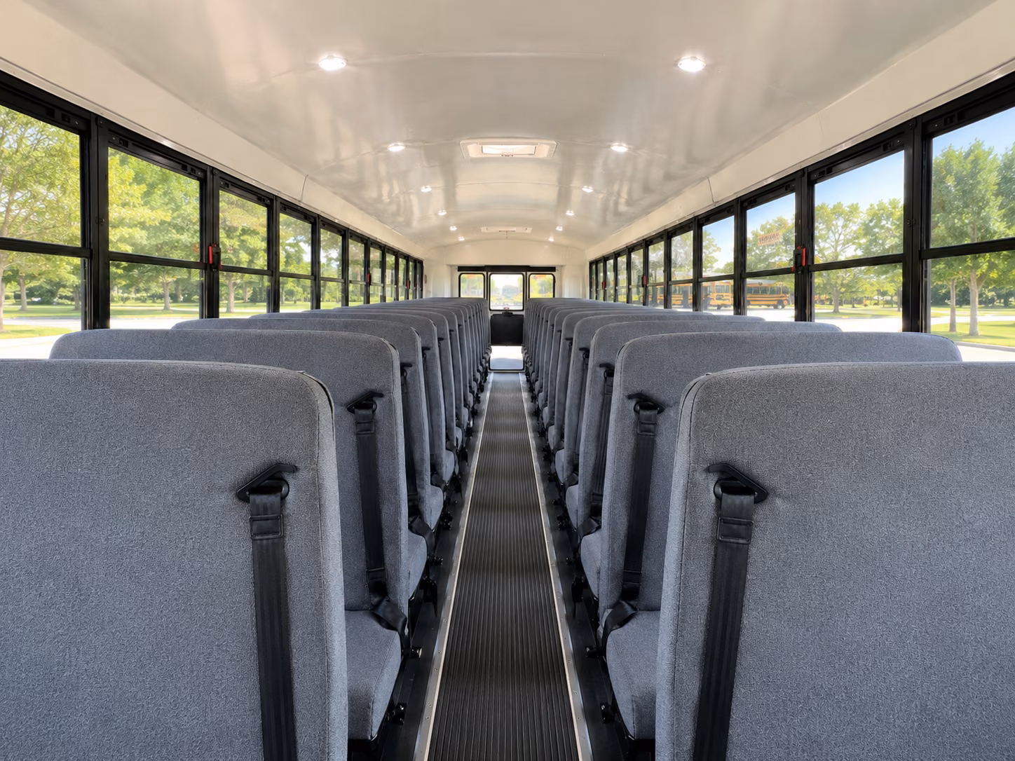 greenwich school bus interior