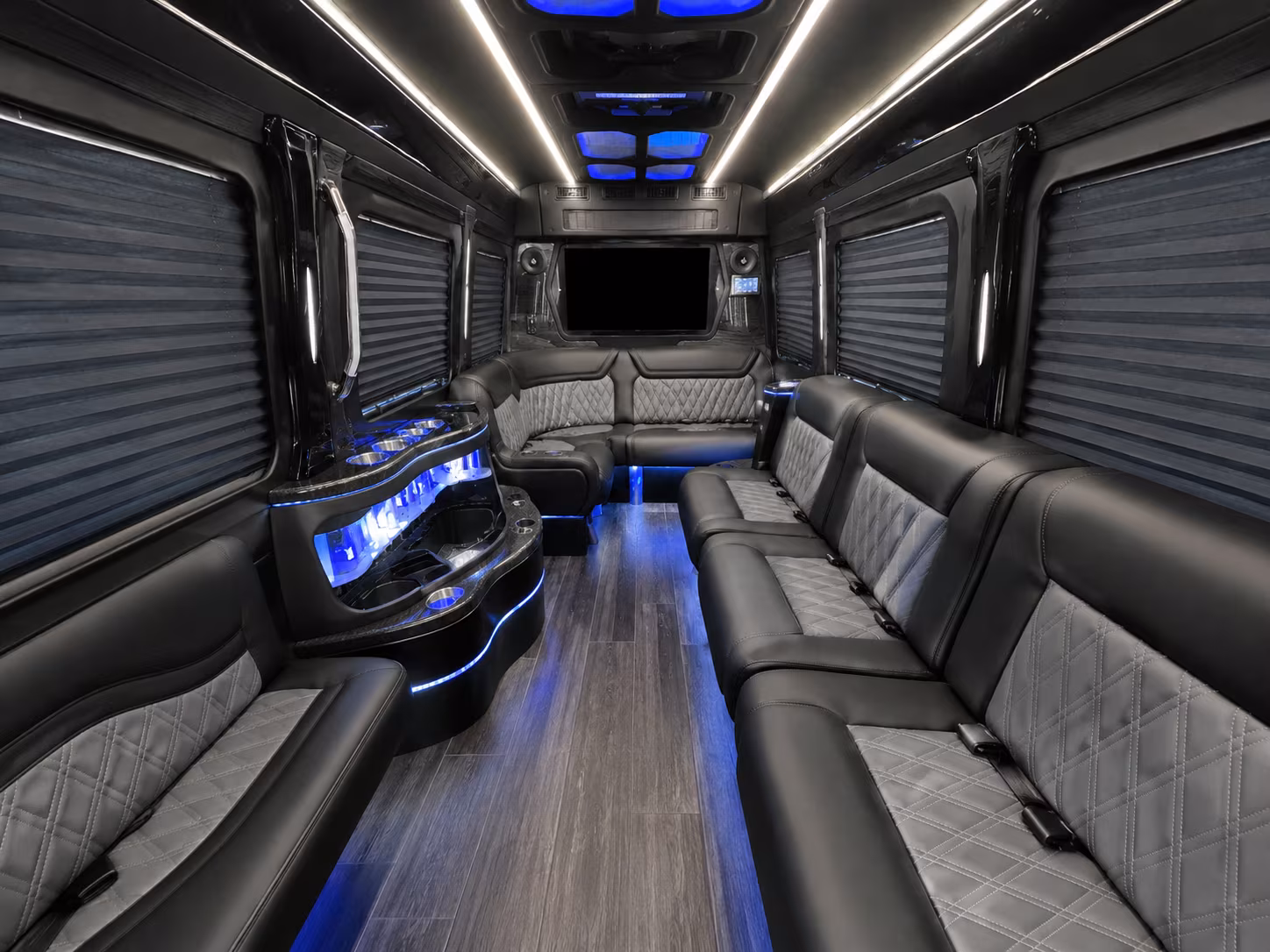 greenwich sprinter limousine interior