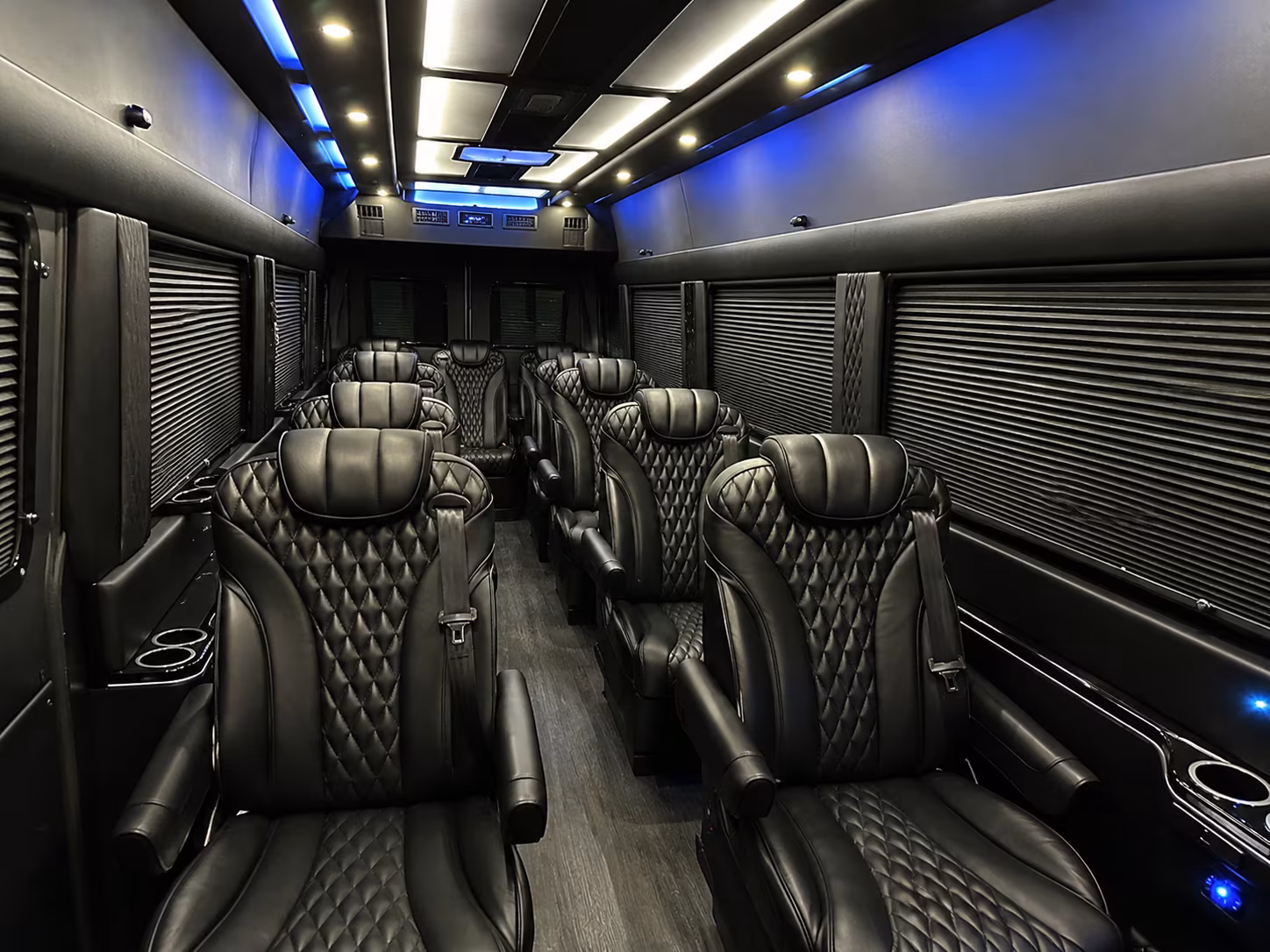 greenwich sprinter van with driver inside