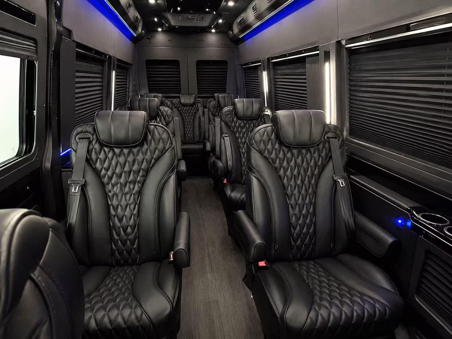 greenwich sprinter van with driver interior