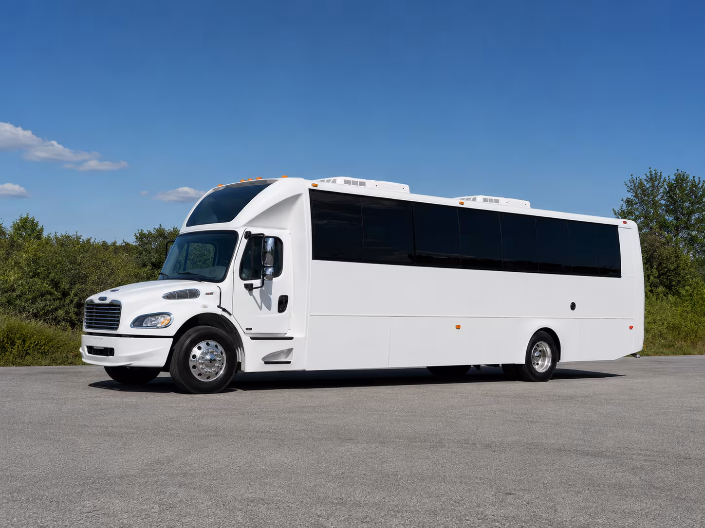 greenwich wedding party bus rental
