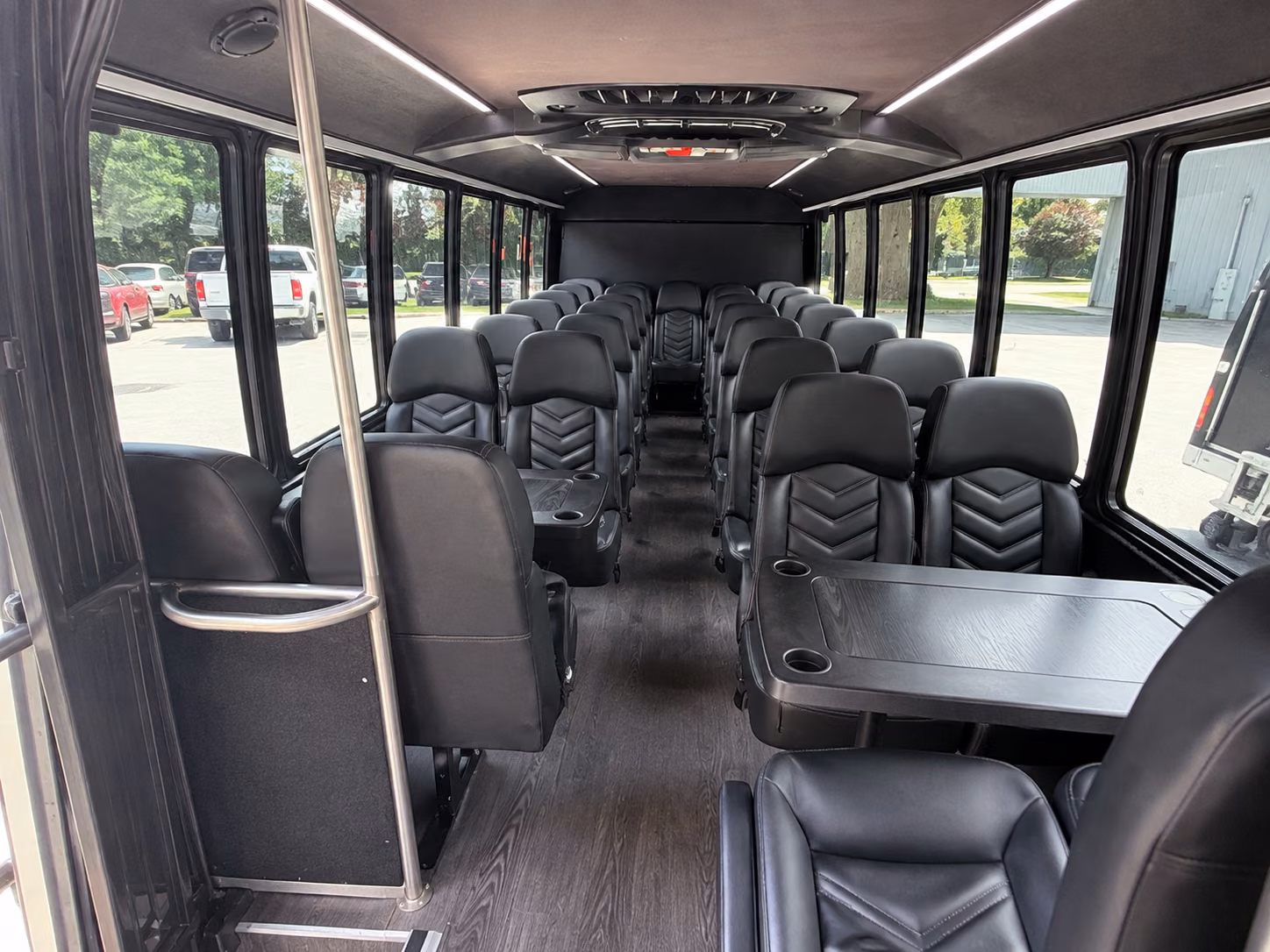 shuttle buses for greenwich wedding guests between hotels and venues